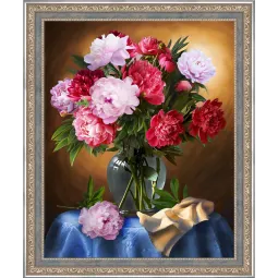 Luxurious Peonies  40x50 cm AZ-1734