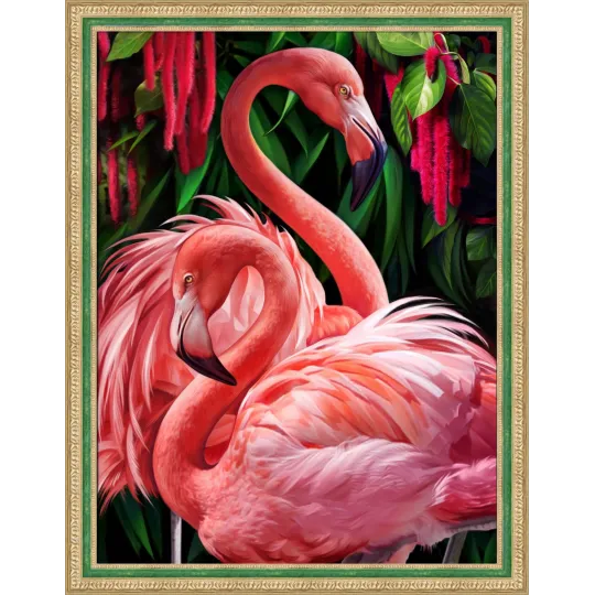 Flamingo Couple 30x40 cm AZ-1739