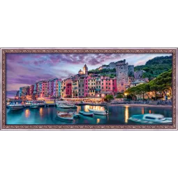 Itališkas prieblandos peizažas 70x30 cm AZ-1795