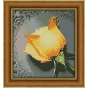 (Снят с производства) Картина стразами "Желтая роза"   AZ-18