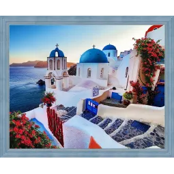 Santorini Abend 50x40 cm AZ-1803