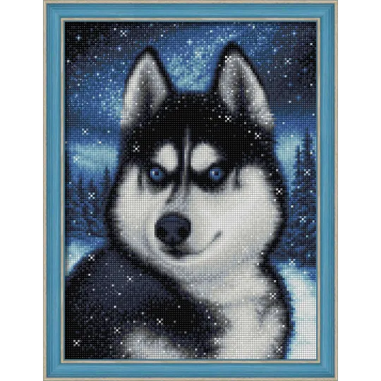 Husky des neiges 30x40 cm AZ-1804