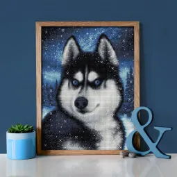 Snow Husky 30x40 cm AZ-1804