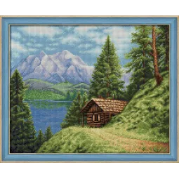 Mountain Hut 50x40 cm AZ-1805