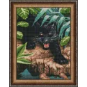 (Discontinued) Diamond Painting Kit Black Panther AZ-1522