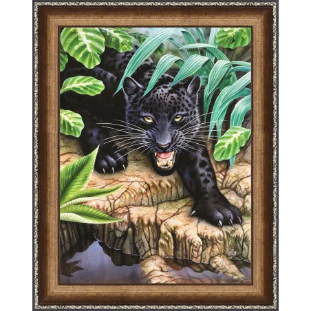 (Eingestellt) Diamond Painting Kit Black Panther AZ-1522