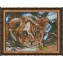 Kit de peinture au diamant Petit Lion 40х30 cm AZ-1524