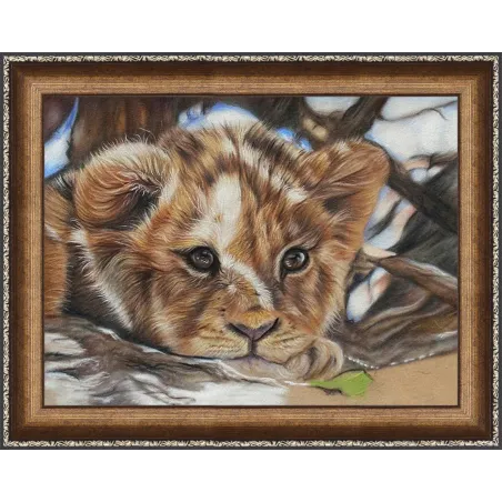 Diamond Painting Set Kleiner Löwe 40x30 cm AZ-1524