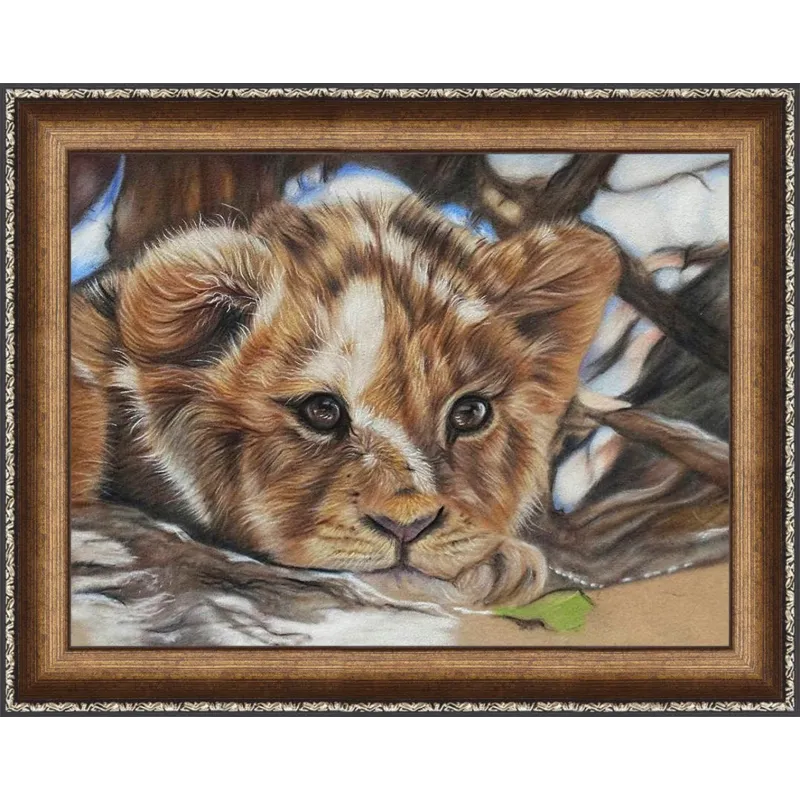 Diamond Painting Kit Little Lion 40х30 cm AZ-1524