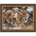 Kit de peinture diamant Petit Lion 40х30 cm AZ-1524