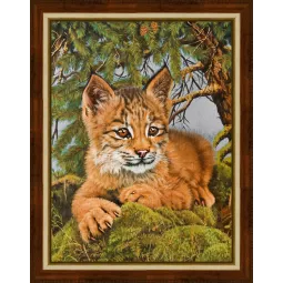 Diamantmalerei-Set Kleiner Luchs 30х40 cm AZ-1525