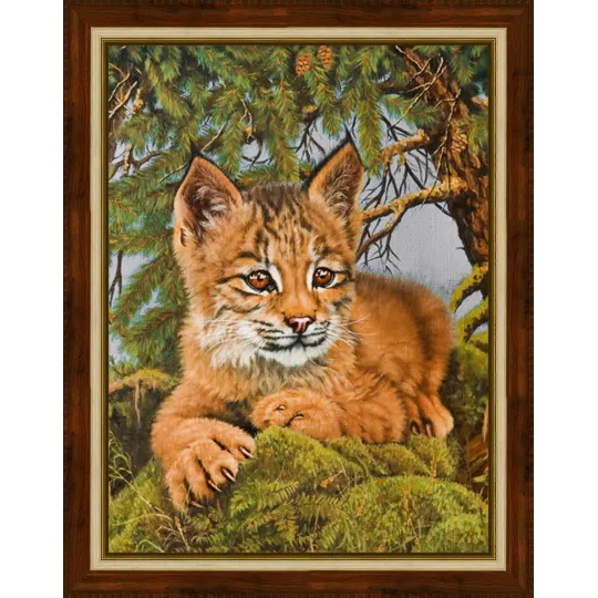 Diamantmalerei-Set Kleiner Luchs 30х40 cm AZ-1525