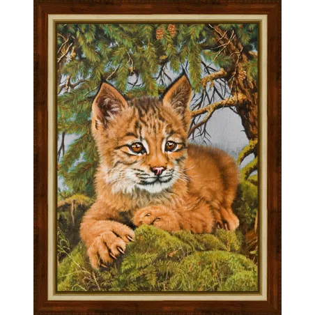 Diamant-Malerei-Set, kleiner Luchs, 30 x 40 cm AZ-1525