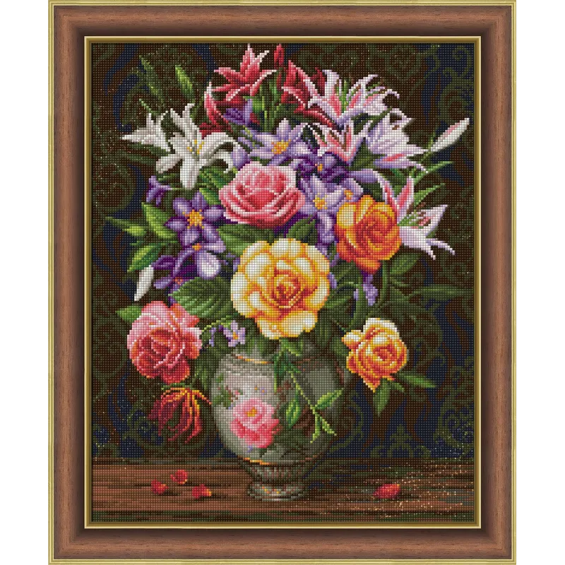 Rosen und Flieder 40x50 cm AZ-1744