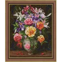 Rosen und Flieder 40x50 cm AZ-1744