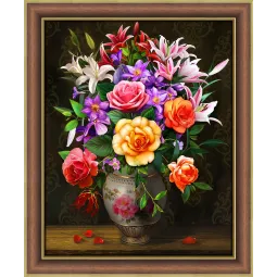Roses and Lilacs 40x50 cm AZ-1744