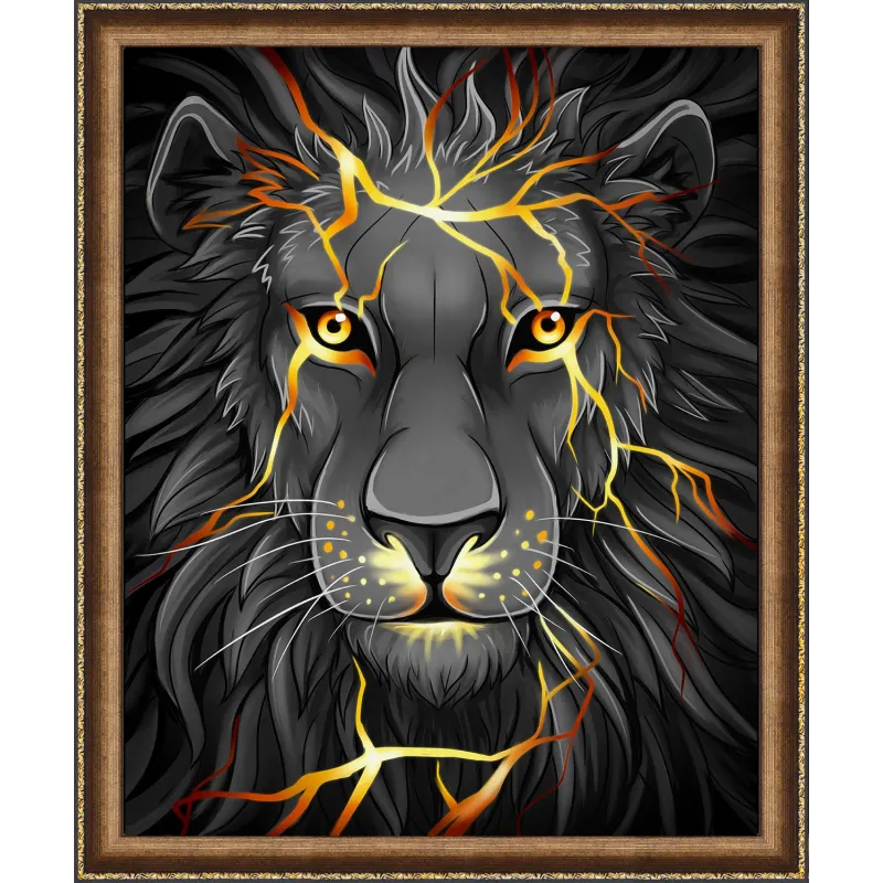 Lion de lave 40x50 cm AZ-1745