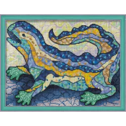 (Nutrauktas) Gaudi stiliaus driežas 40x30 cm AZ-1748