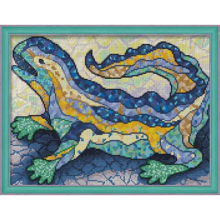 (Discontinué) Lézard style Gaudi 40x30 cm AZ-1748