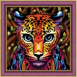 Vaivorykštės Leopardas 30x30 cm AZ-1752