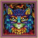 Rainbow Cat 30x30 cm AZ-1753