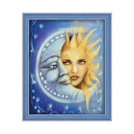 Kit de peinture diamant La lune 40х50 cm AZ-1551