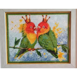 Kit de Peinture Diamant Inseparables 30x24 cm AZ-1471