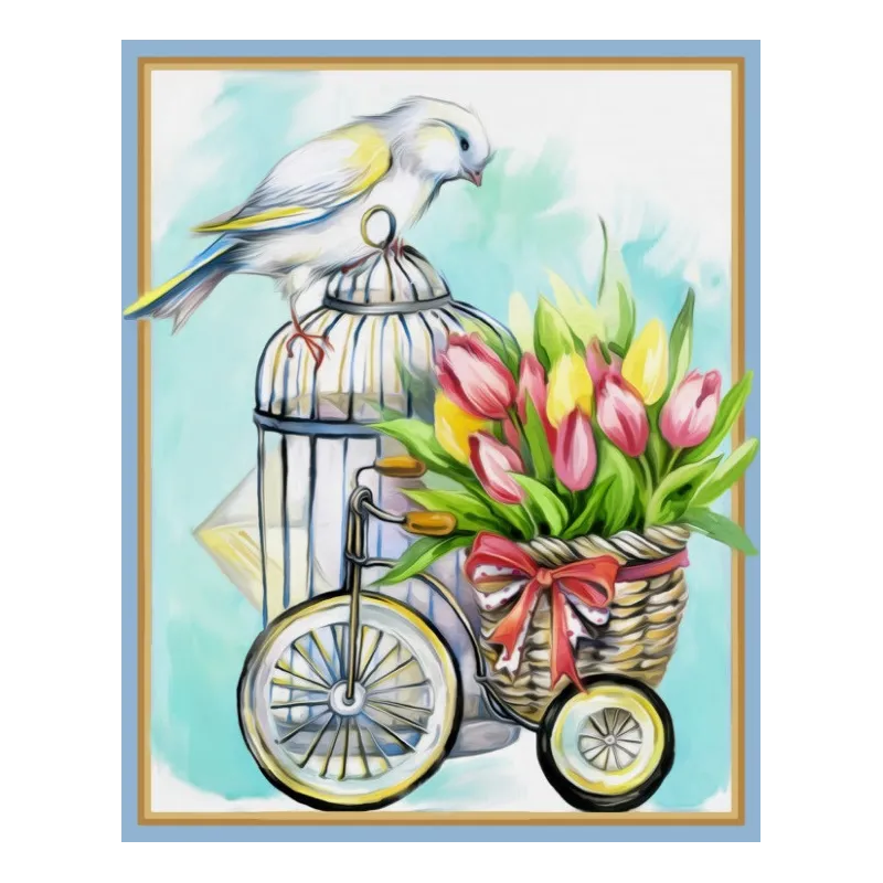 Diamond Painting Kit Feathered Postman 24х30 cm AZ-1478