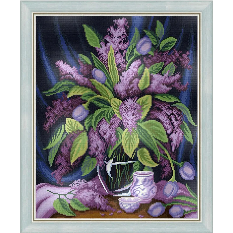 Diamond painting kit Lilac 50х40 cm AZ-1629