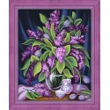 Diamond painting kit Lilac 50х40 cm AZ-1629