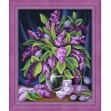 Kit de peinture diamant Lilas 50х40 cm AZ-1629