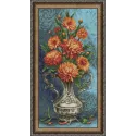 Diamond painting kit Flowers 30х60 cm AZ-1633