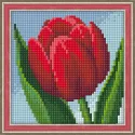 Diamant-Malerei-Set Tulpe 15 x 15 cm AZ-1634