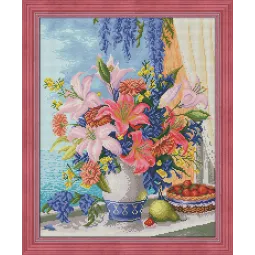 Diamond painting kit Lilac Bouquet 40х50 cm AZ-1648