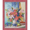 Diamond painting kit Lilac Bouquet 40х50 cm AZ-1648
