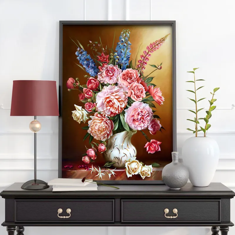 Peonies and Lupines 50x70 cm AZ-1815