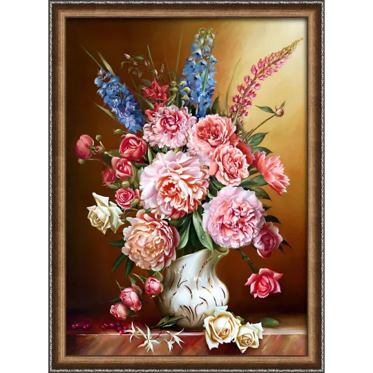 Pivoines et Lupins 50x70 cm AZ-1815