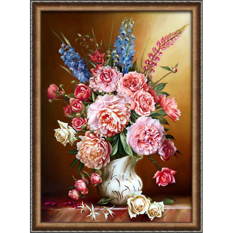 Peonies and Lupines 50x70 cm AZ-1815