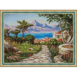 Miestas prie jūros 70x50 cm AZ-1816