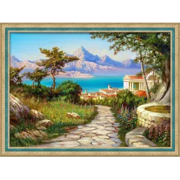 Miestas prie jūros 70x50 cm AZ-1816