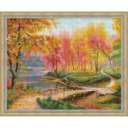 Automne dans le vieux parc 50x40 cm AZ-1822