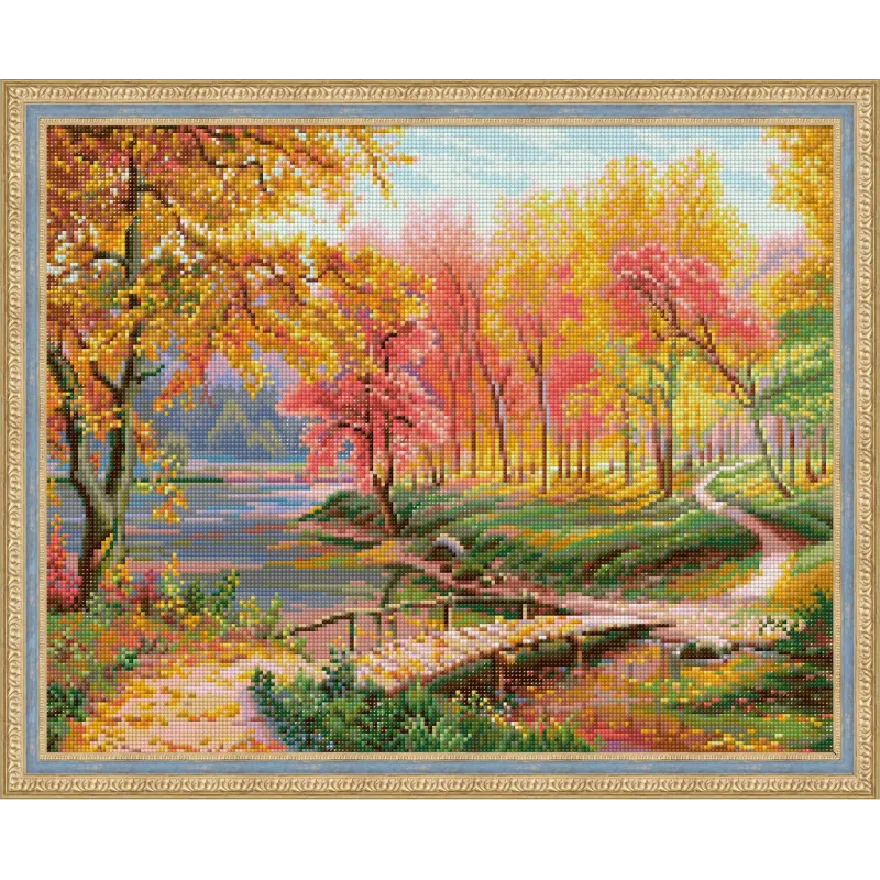 Automne dans le vieux parc 50x40 cm AZ-1822