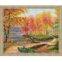 Automne dans le vieux parc 50x40 cm AZ-1822