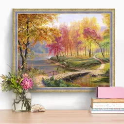 Ruduo sename parke 50x40 cm AZ-1822