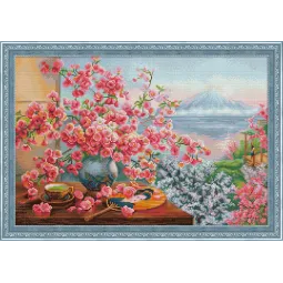 Sakura puokštė 60x40 cm AZ-1823
