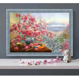 Sakura puokštė 60x40 cm AZ-1823