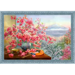 Sakura puokštė 60x40 cm AZ-1823