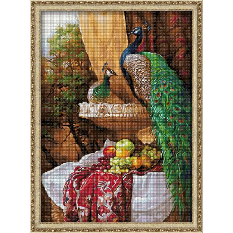 AUSVERKAUF Peacocks  50x70 cm AZ-1825