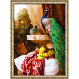 IŠPARDAVIMAS  Peacocks  50x70 cm AZ-1825