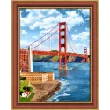 Pont du Golden Gate 30x40 cm AZ-1833